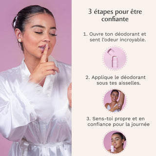 Gel Parfumant + Déodorant Musc Blanc