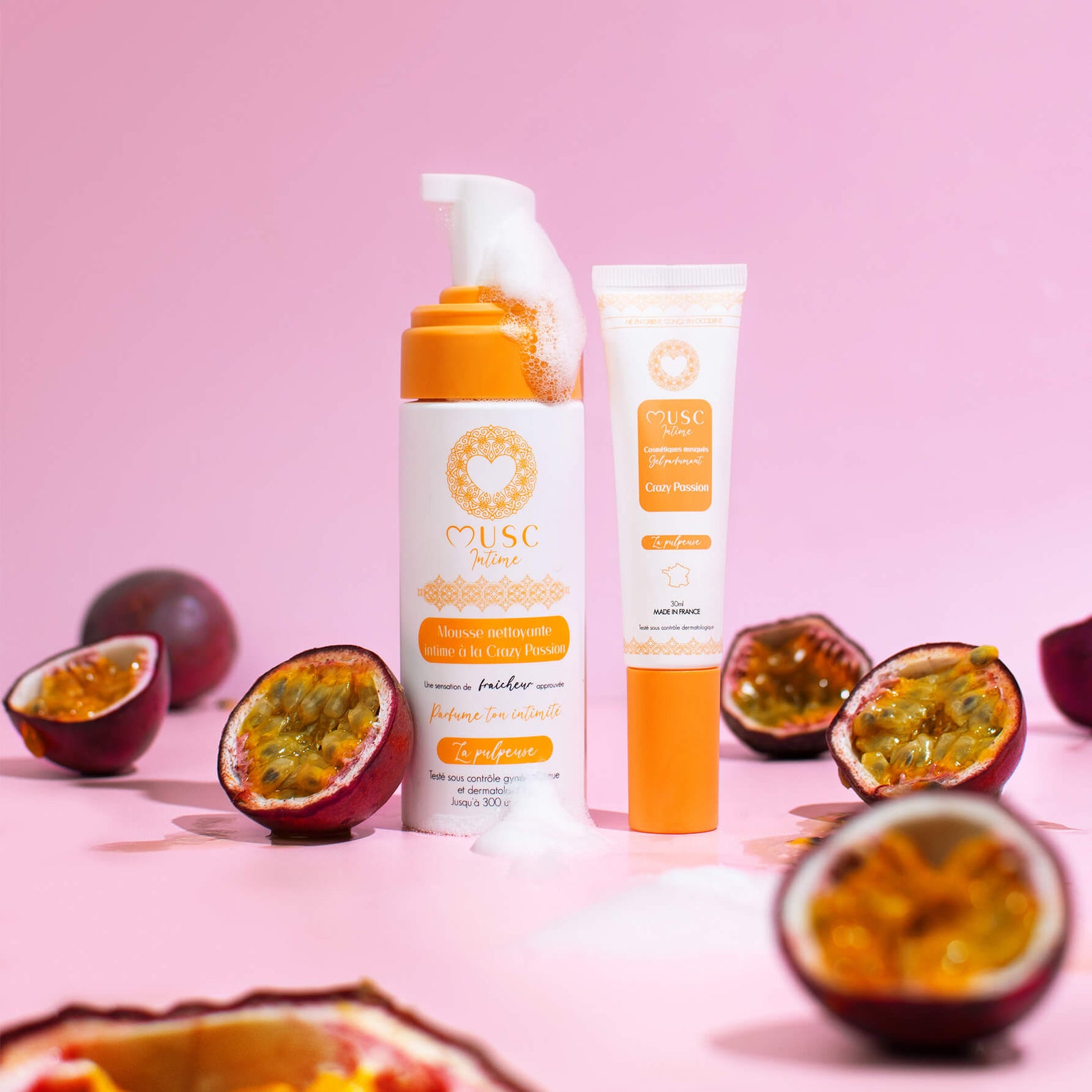 Mousse nettoyante intime à la Crazy Passion - La Pulpeuse (150ml) Image