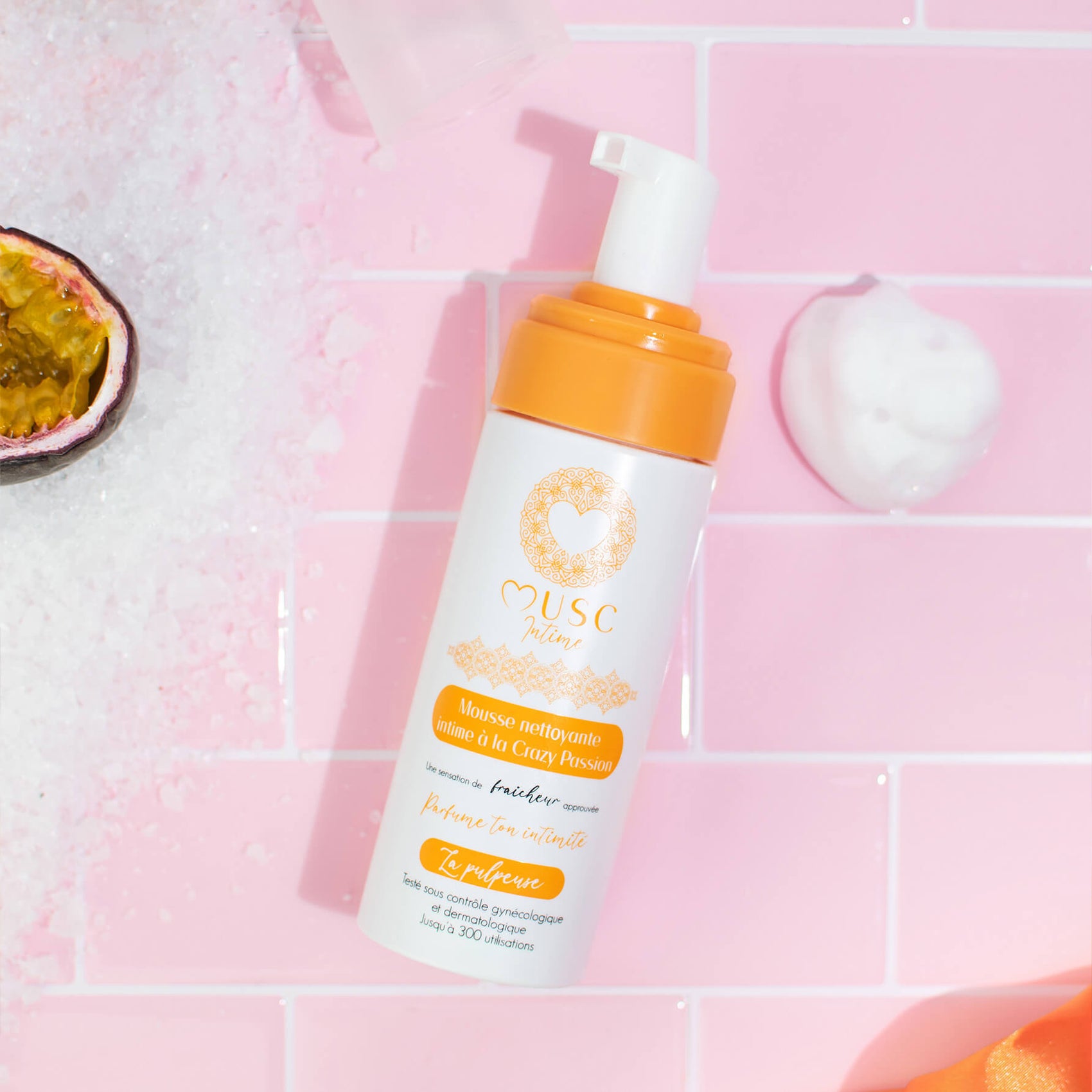 Mousse nettoyante intime à la Crazy Passion - La Pulpeuse (150ml) Image