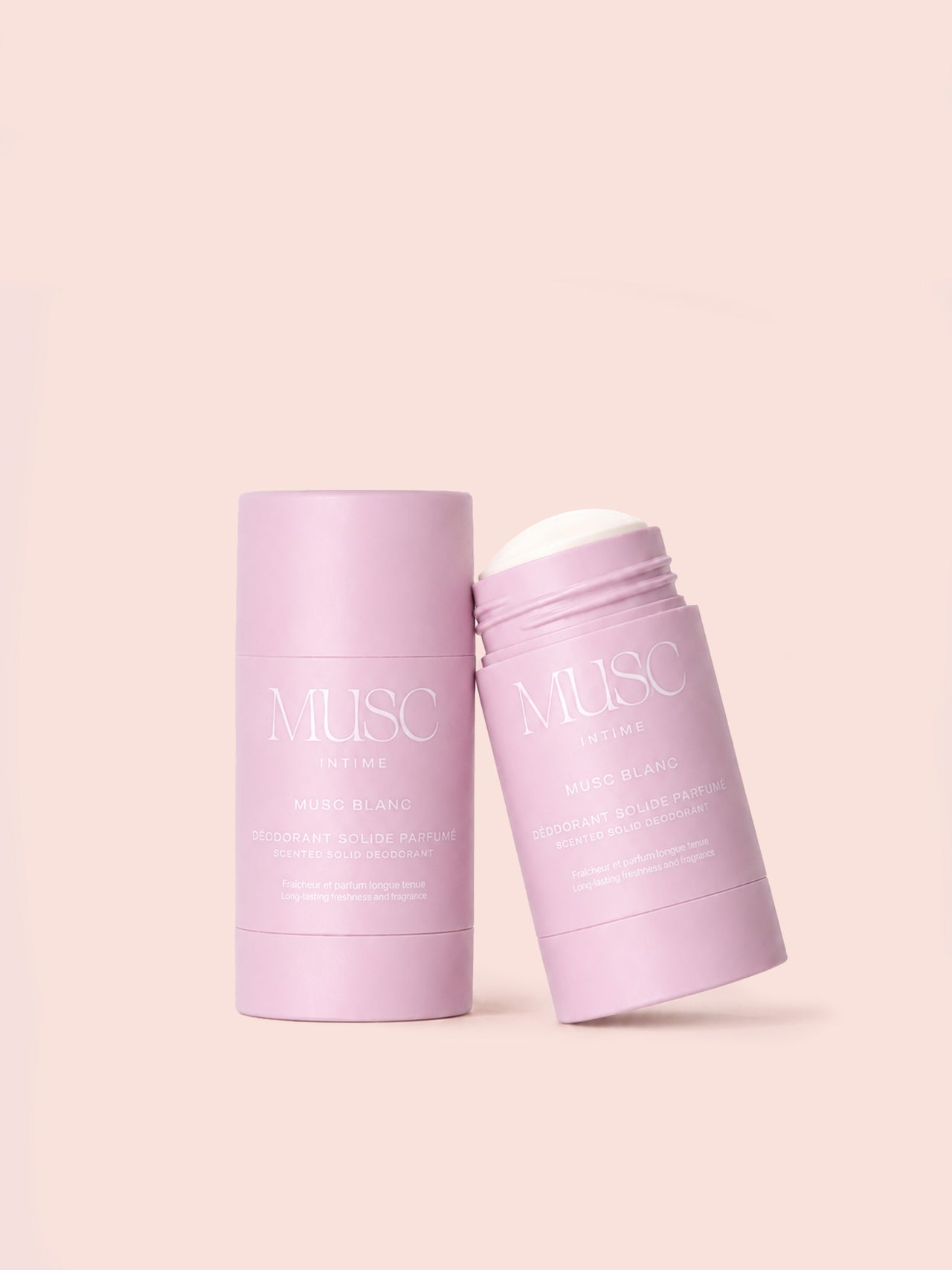 TTS - 2 Déodorants Solides Parfumés Musc Blanc Image