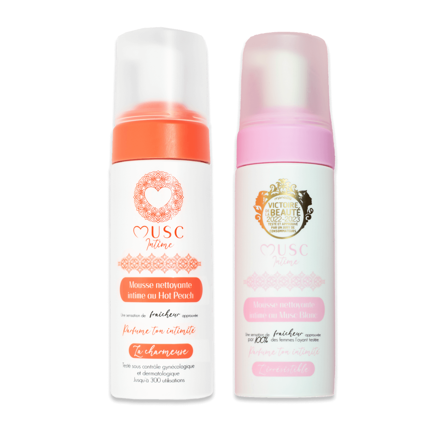 Mousse nettoyante intime à la Hot Peach - La Charmeuse (150ml) Image