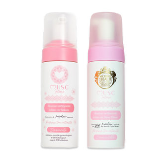 1 Mousse Intime + 1 Mousse Musc Blanc