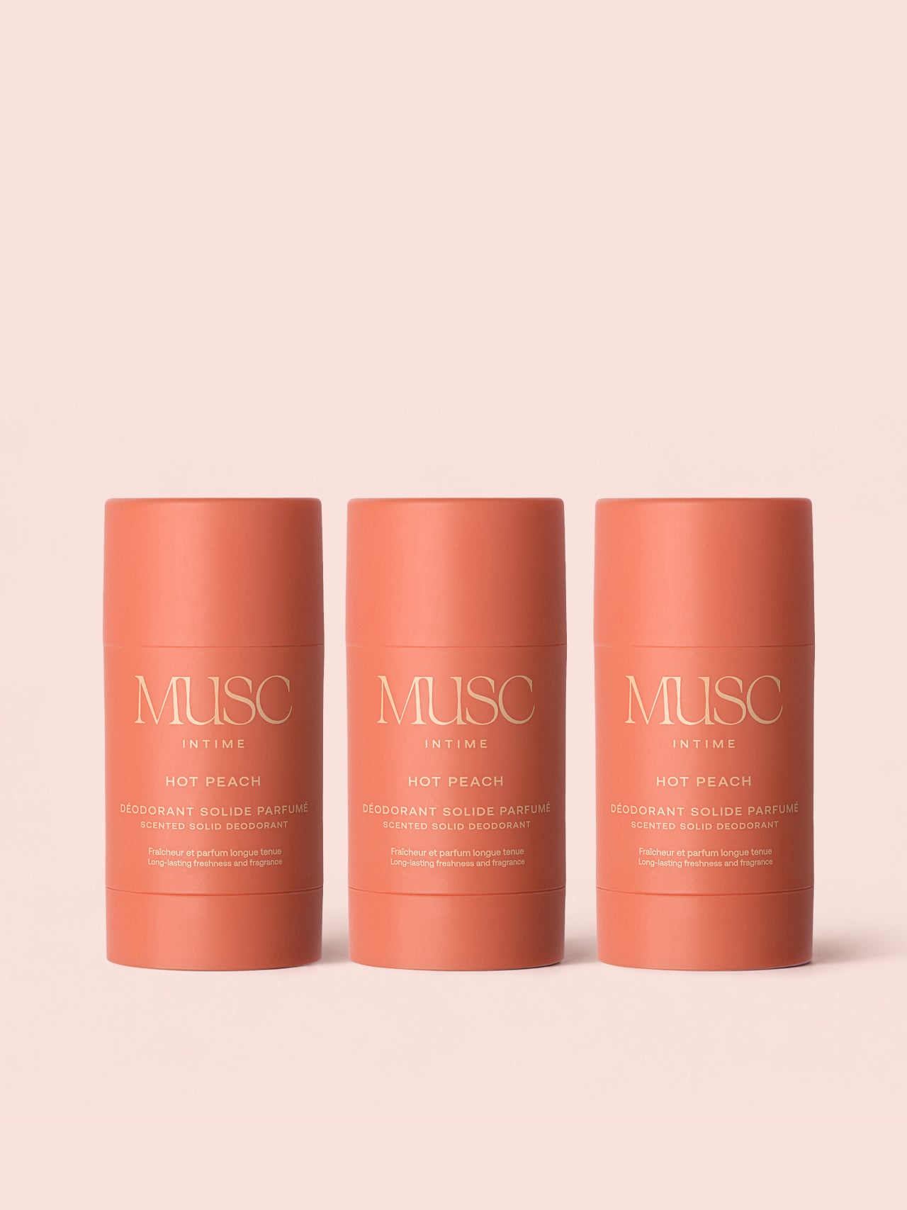 3 Déodorants Solides - Parfumés Hot Peach Image