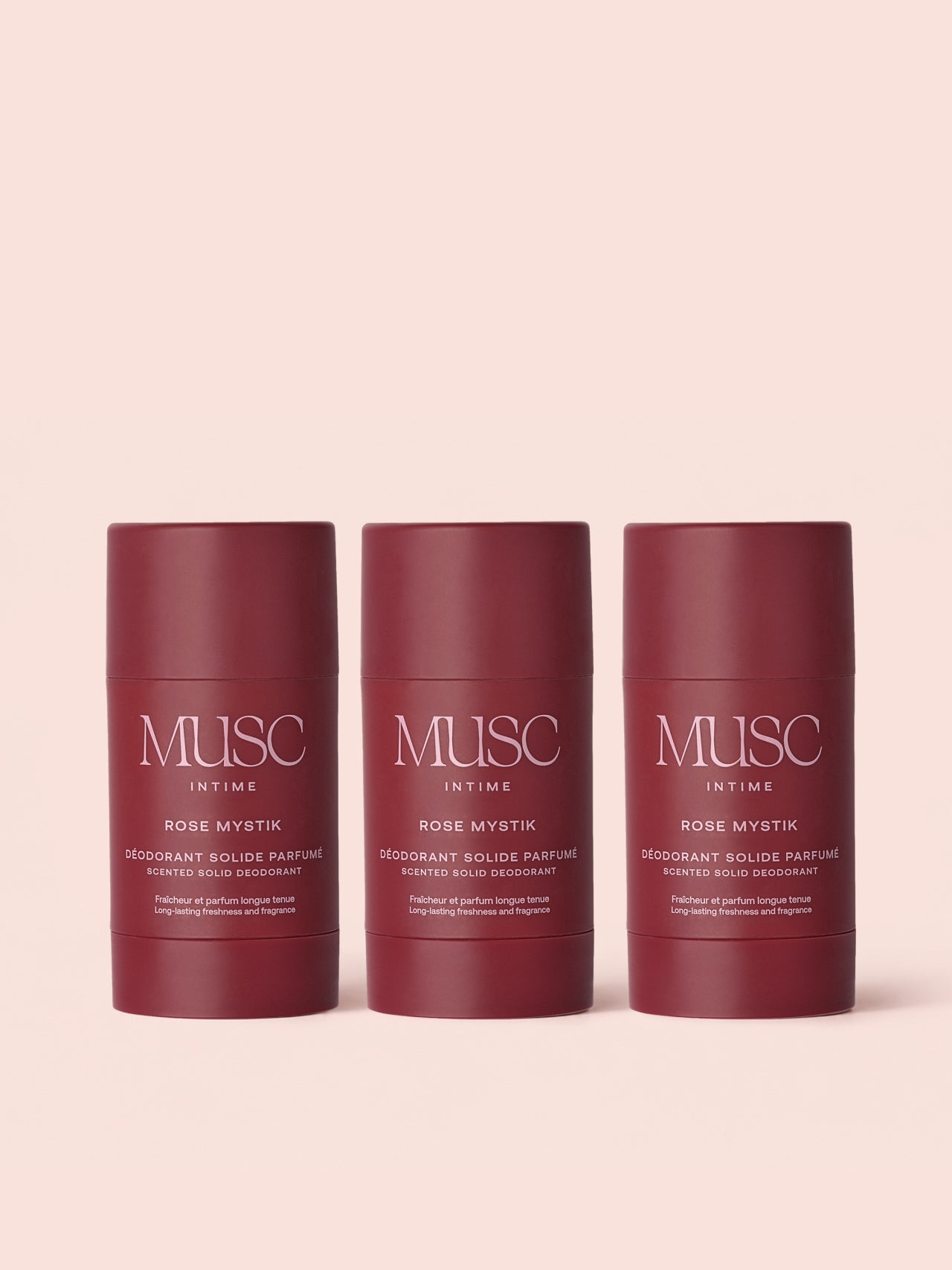 3 geparfumeerde vaste deodorants - Rose Mystik Image