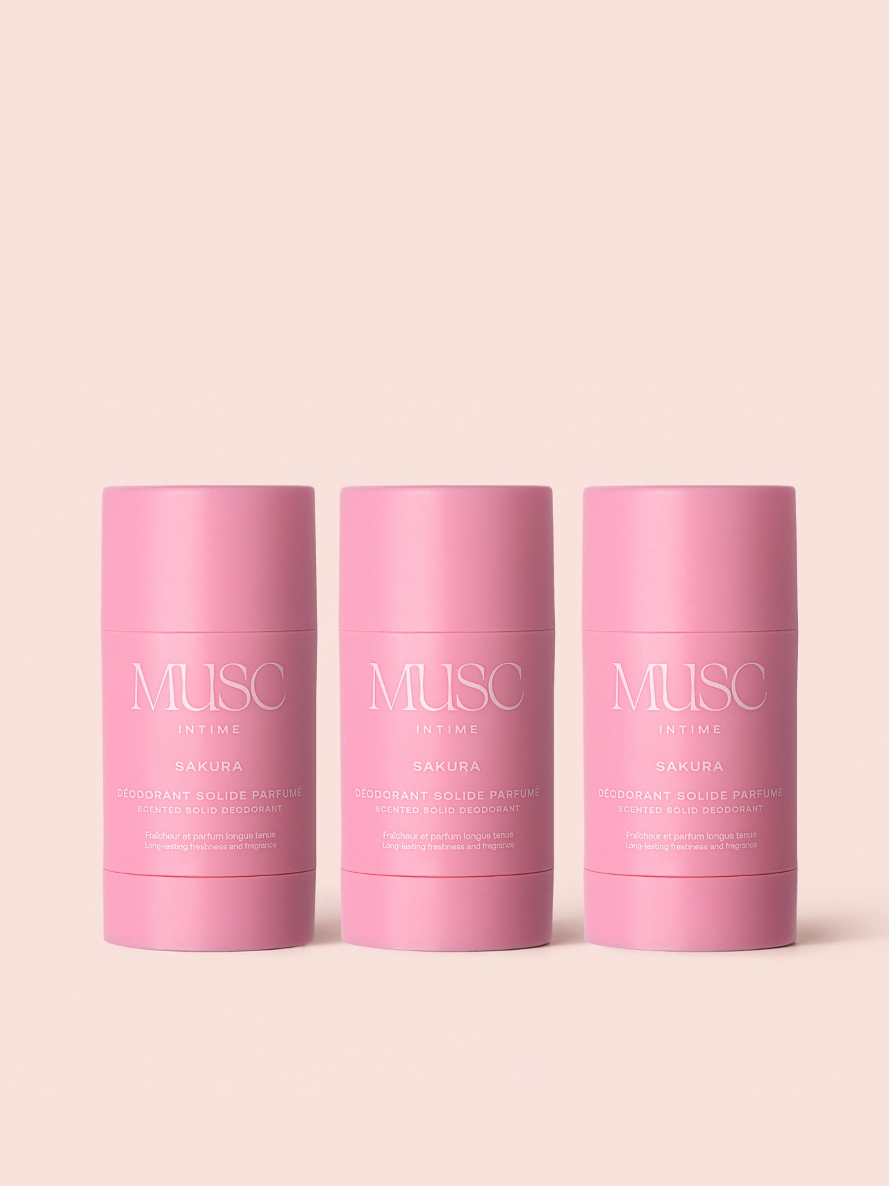 3 Déodorants Solides Parfumés - Sakura Image