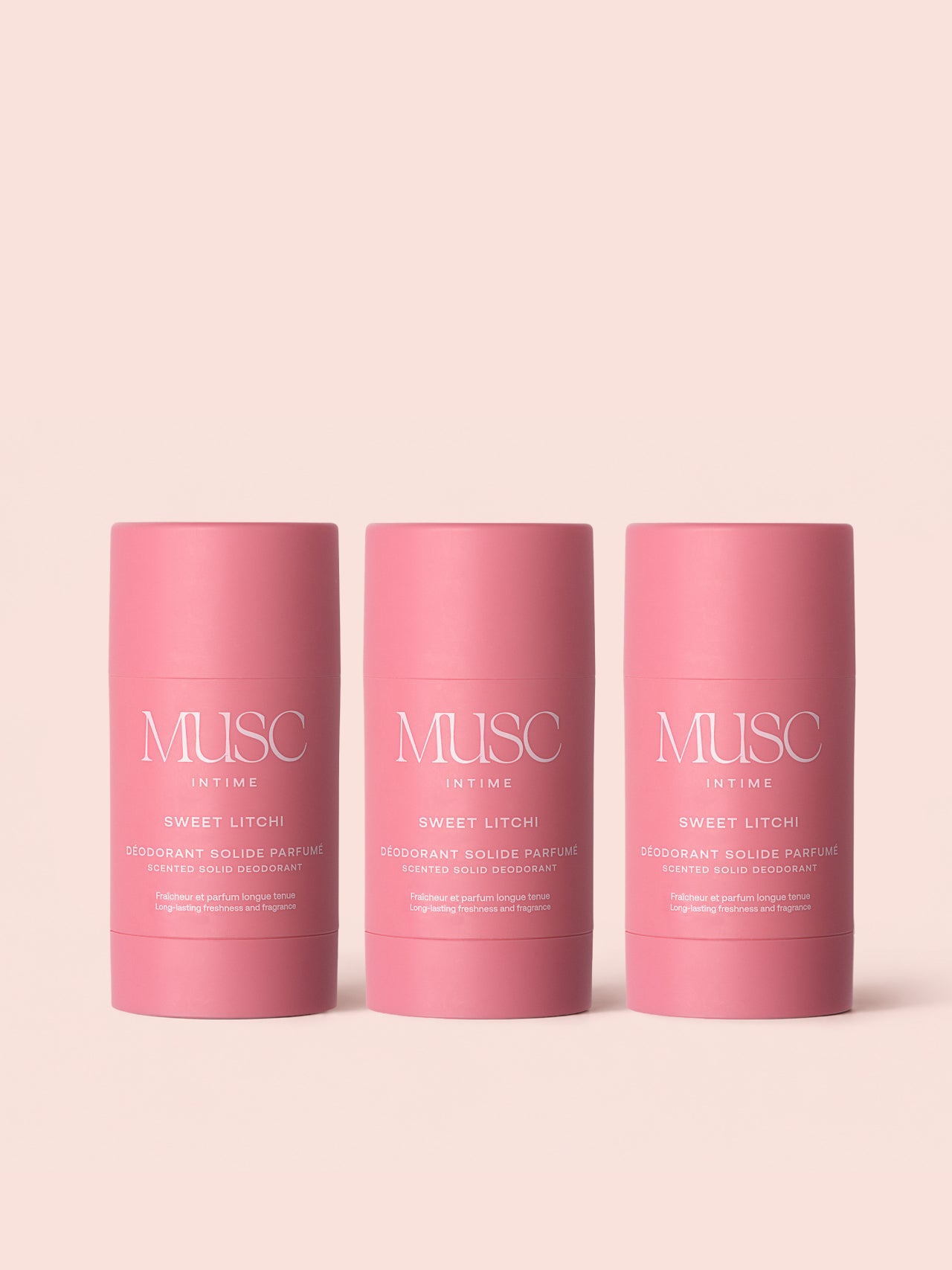 3 Déodorants Solides Parfumés - Sweet Litchi Image