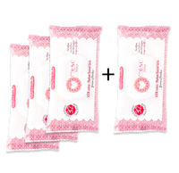 3 Paquets de Lingettes + 1 offert Sweet Litchi