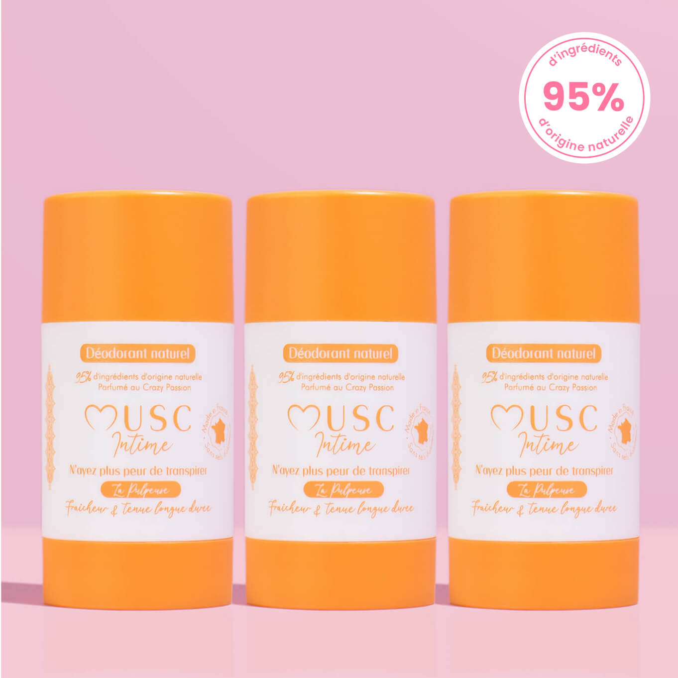 3 deodorants Crazy Passion Image