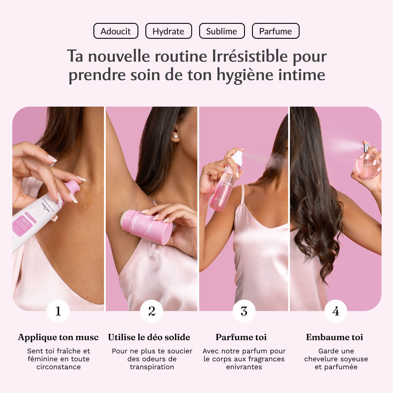 Parfum Corps au Musc Blanc - L'irrésistible Image