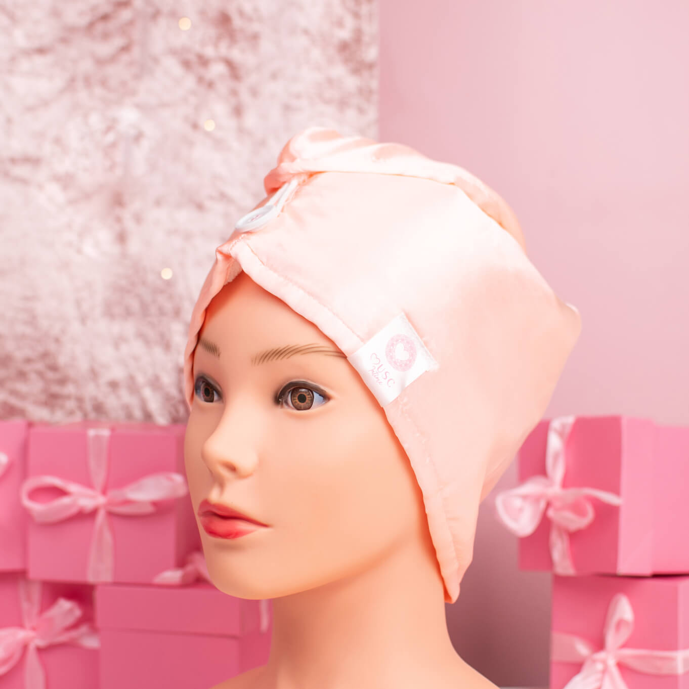 Satijnen muts/handdoek Image