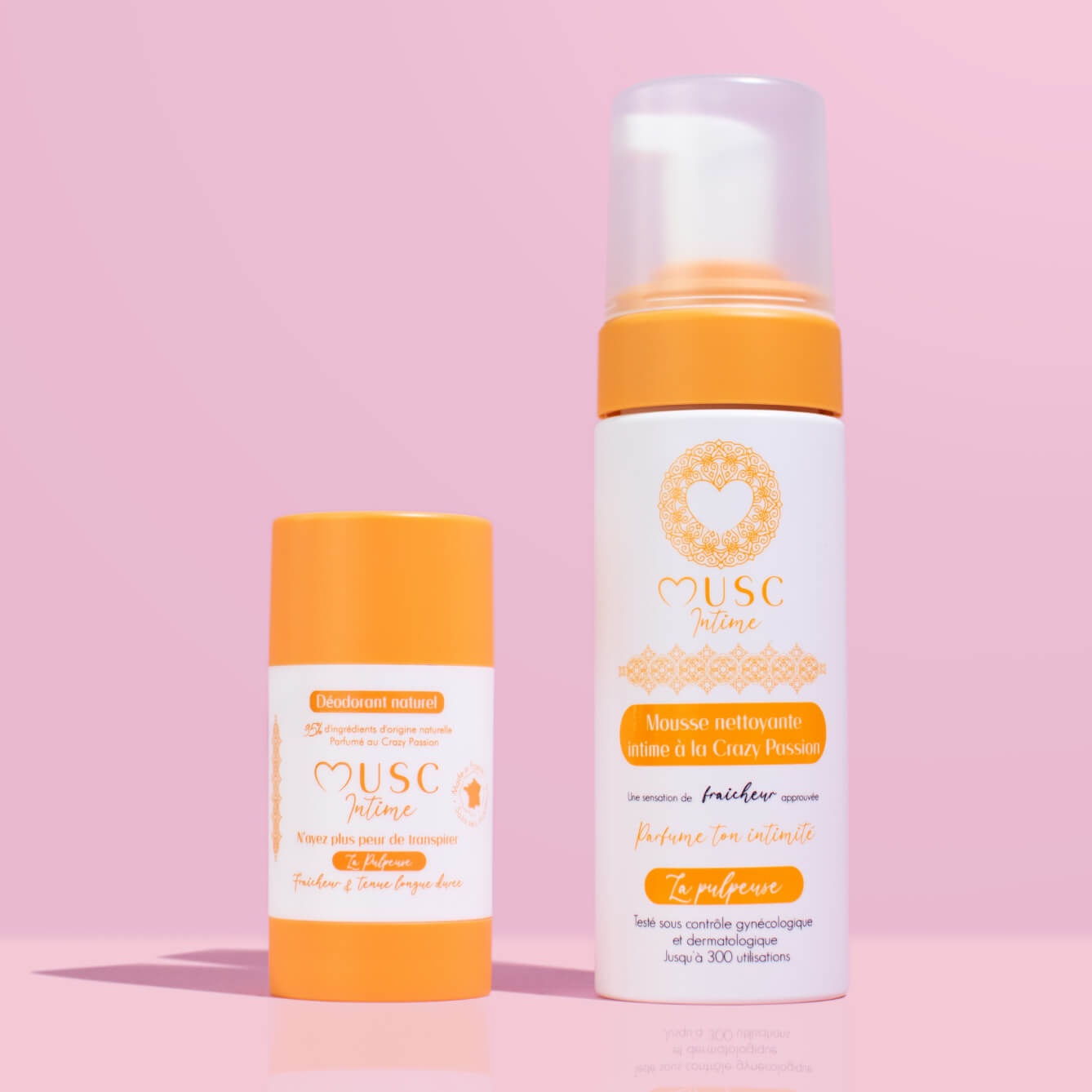 Mousse nettoyante intime à la Crazy Passion - La Pulpeuse (150ml) Image