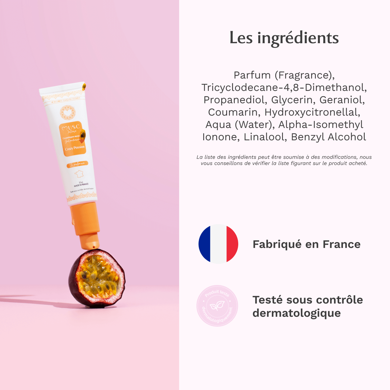 Gel Parfumant - La Pulpeuse à la Crazy Passion (30ml) Image