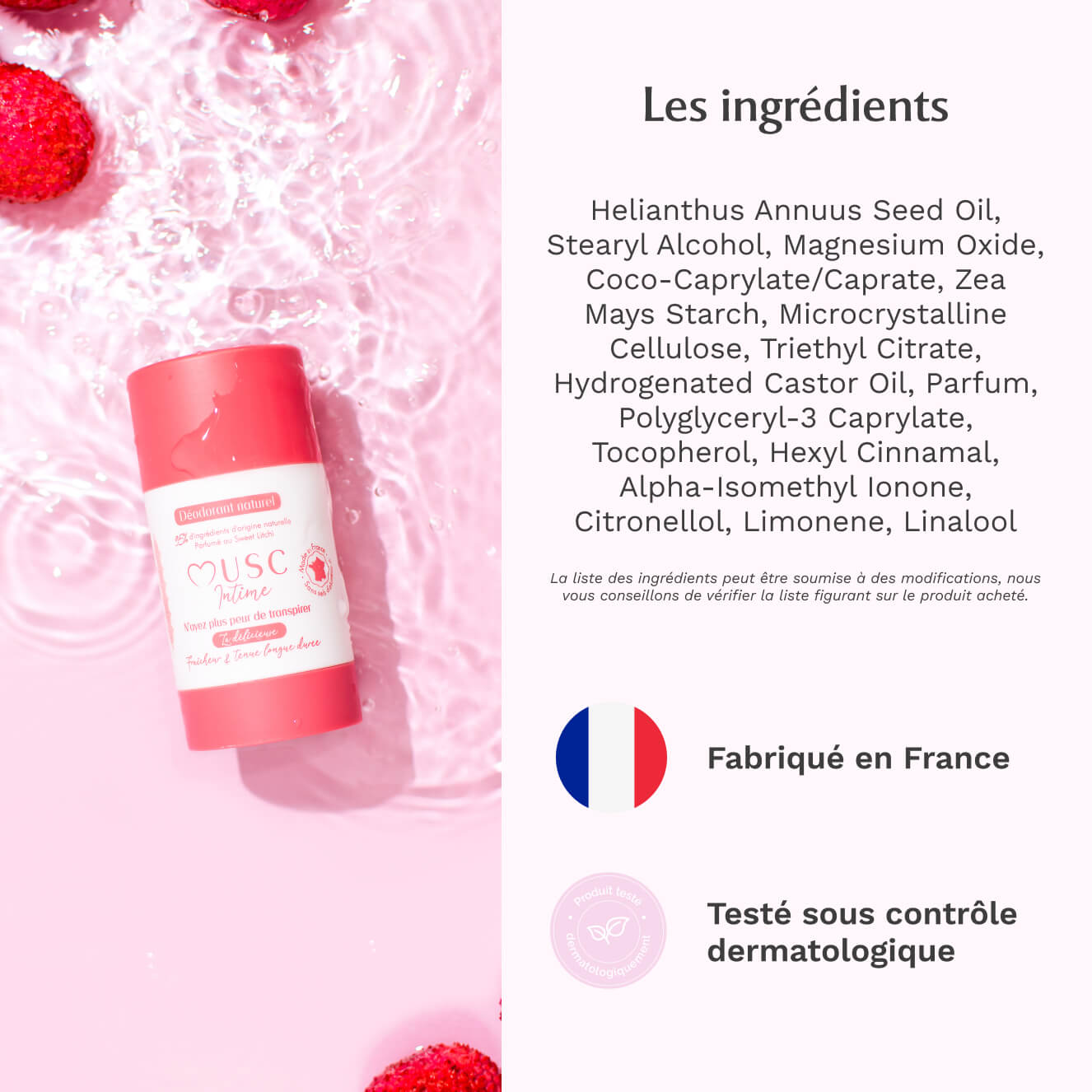 Déodorant au Sweet Litchi - La Délicieuse Image