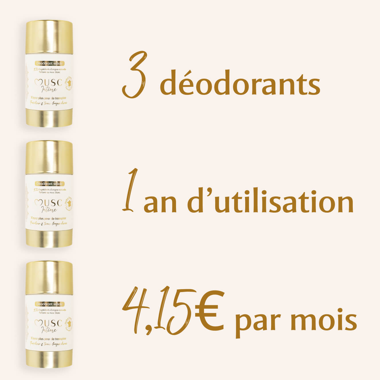 Déodorant Naturel au Monoï - La Rayonnante Image