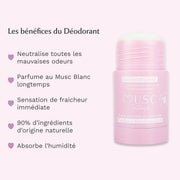 Lot de 2 Déodorants au Musc Blanc Image
