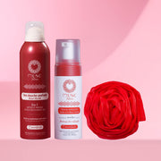 Shower Deodorant, Cleansing Foam and Shower Puff - Rose Mystik Image
