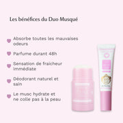 Gel Parfumant + Déodorant Musc Blanc Image