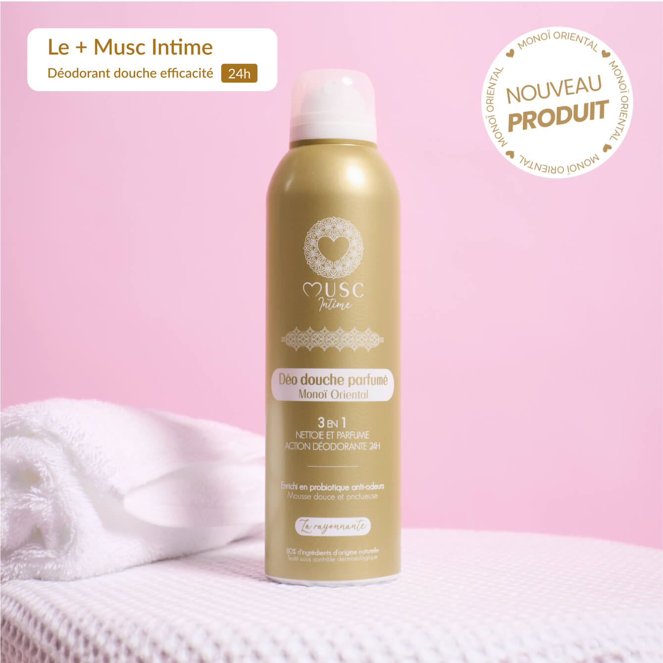 Déo douche parfumé Monoï Oriental - La Rayonnante Image