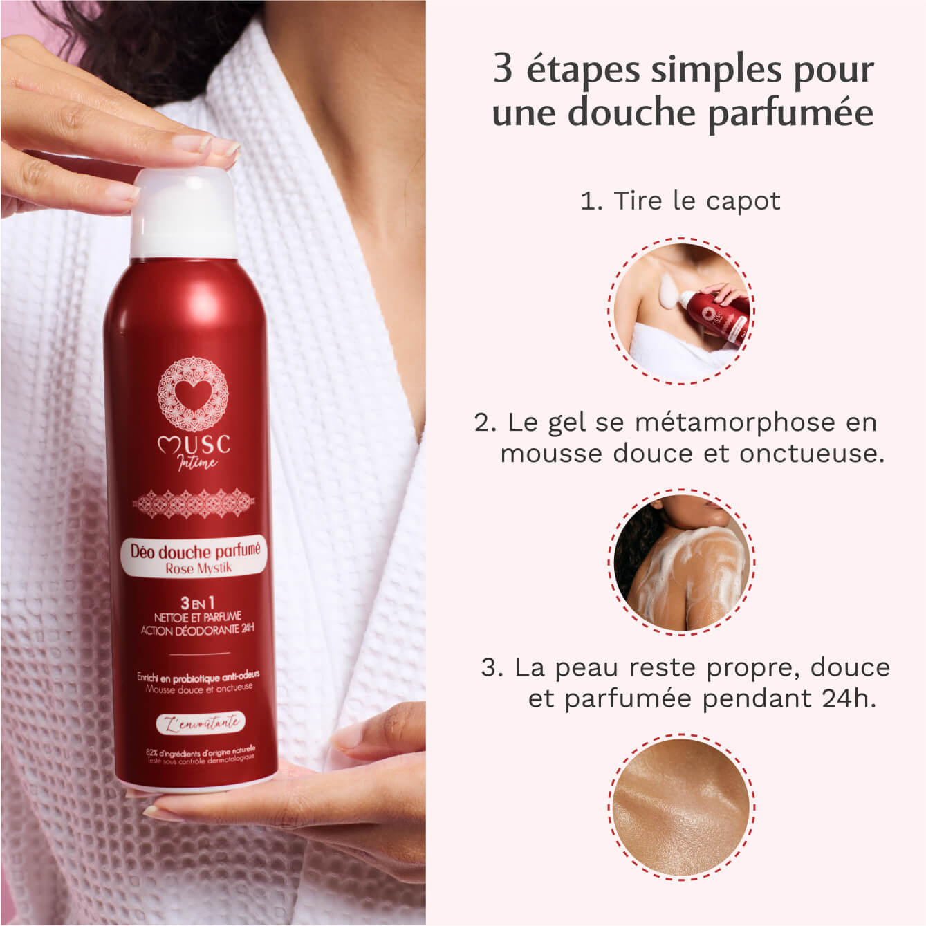 Déo douche parfumé Rose Mystik - L’Envoutante Image