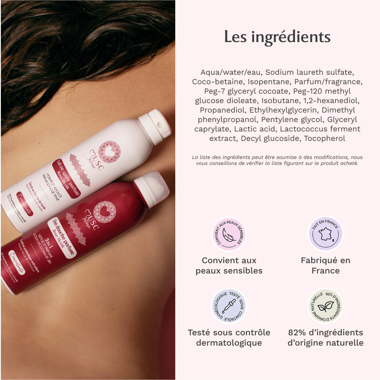 Déo douche parfumé Rose Mystik - L’Envoutante Image