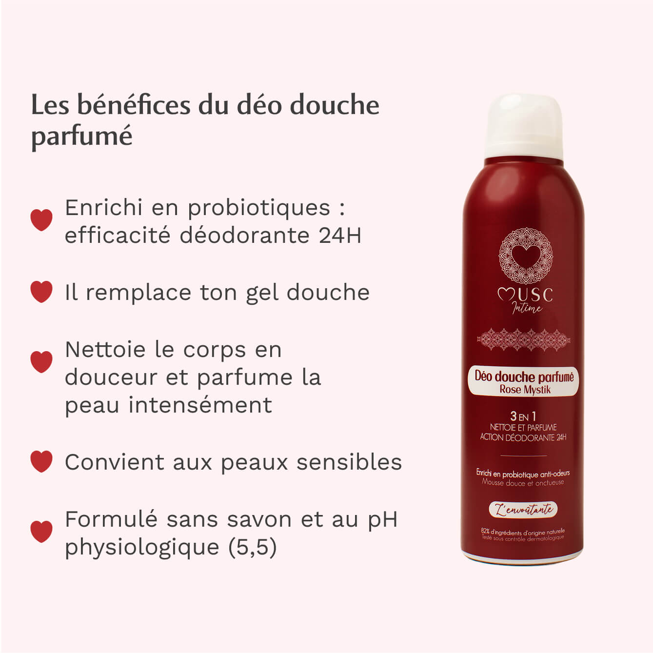 Déo douche parfumé Rose Mystik - L’Envoutante Image