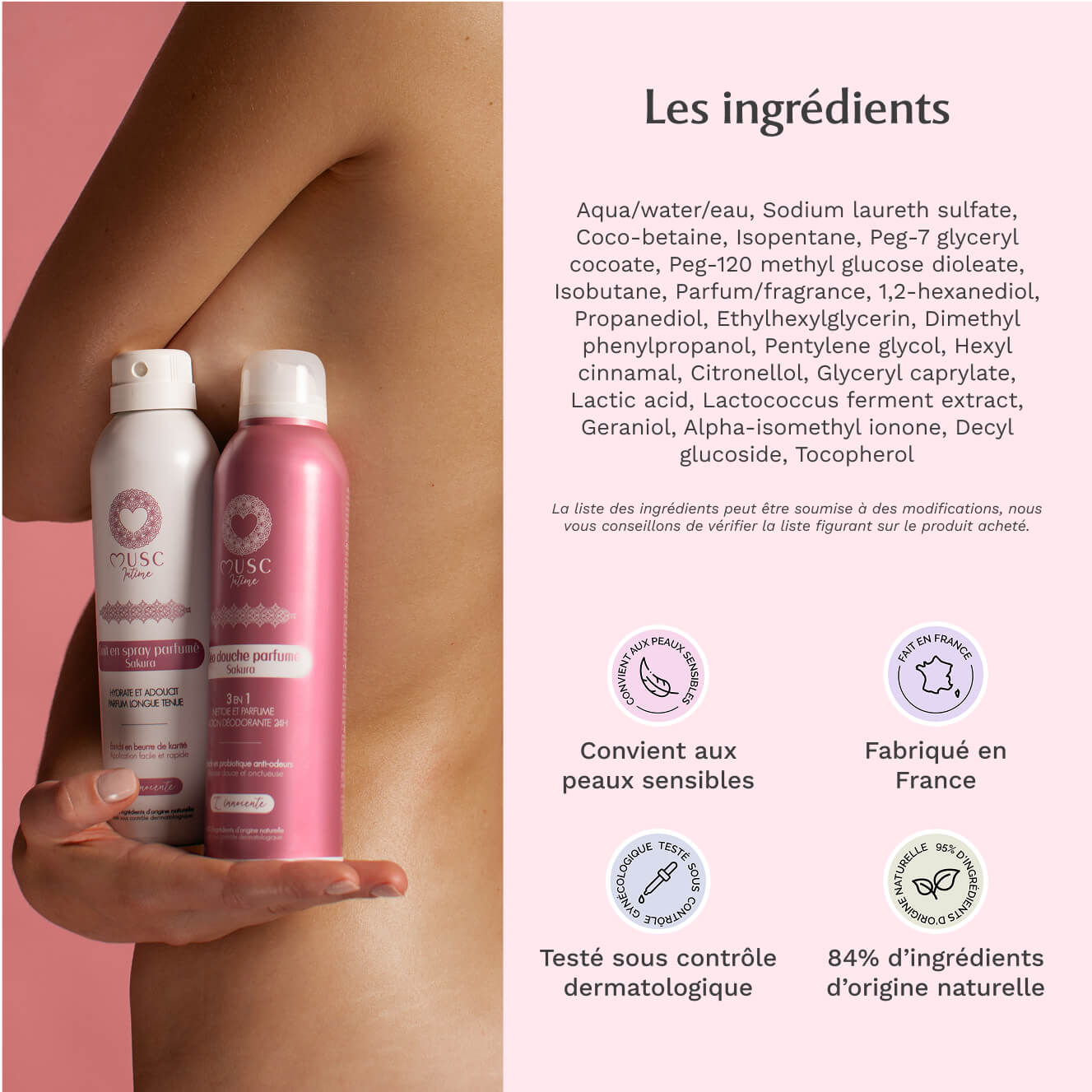 Déo douche parfumé Sakura - L’Innocente Image