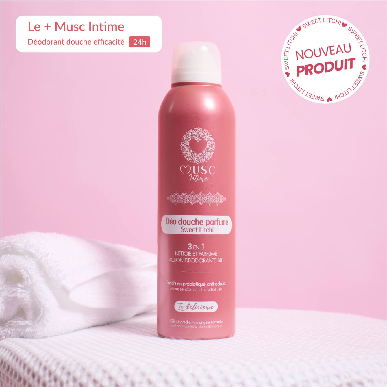 Déo douche parfumé Sweet Litchi - La Délicieuse Image