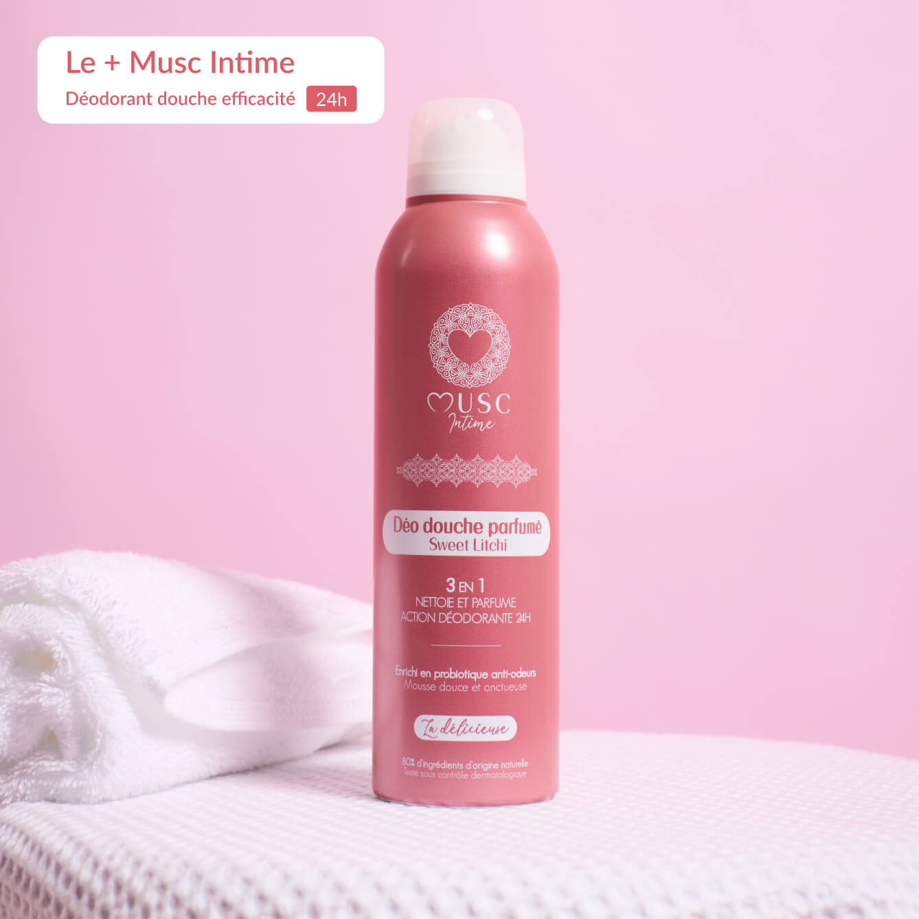 Déo douche parfumé au Sweet Litchi - la Délicieuse Image