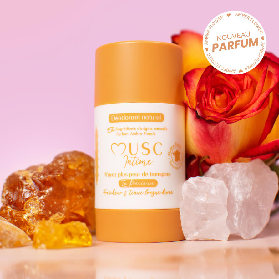 Déodorant Amber Flower - La Précieuse Image
