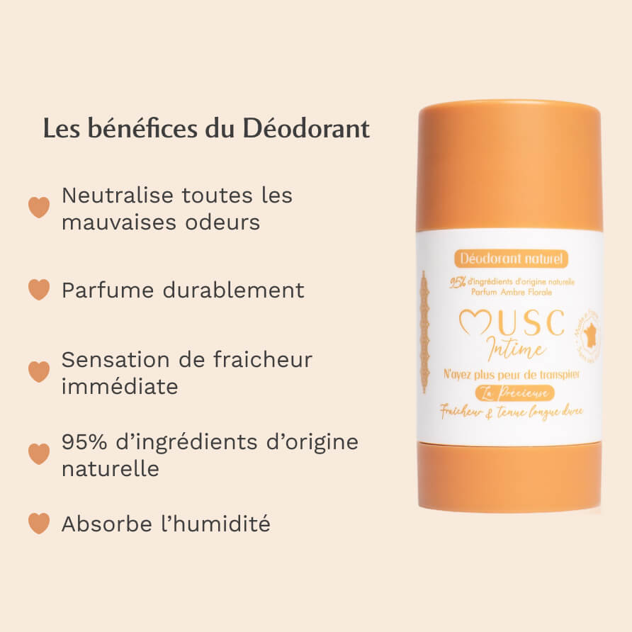 Déodorant Amber Flower - La Précieuse Image