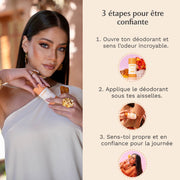 Déodorant Amber Flower - La Précieuse Image