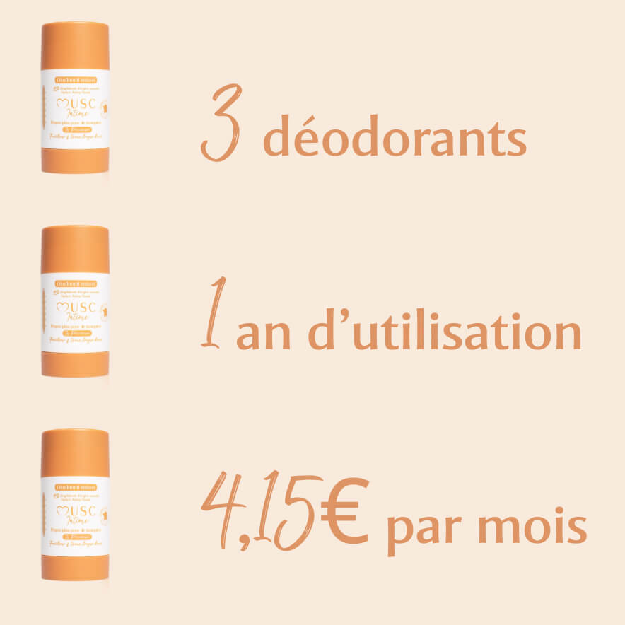 Déodorant Amber Flower - La Précieuse Image