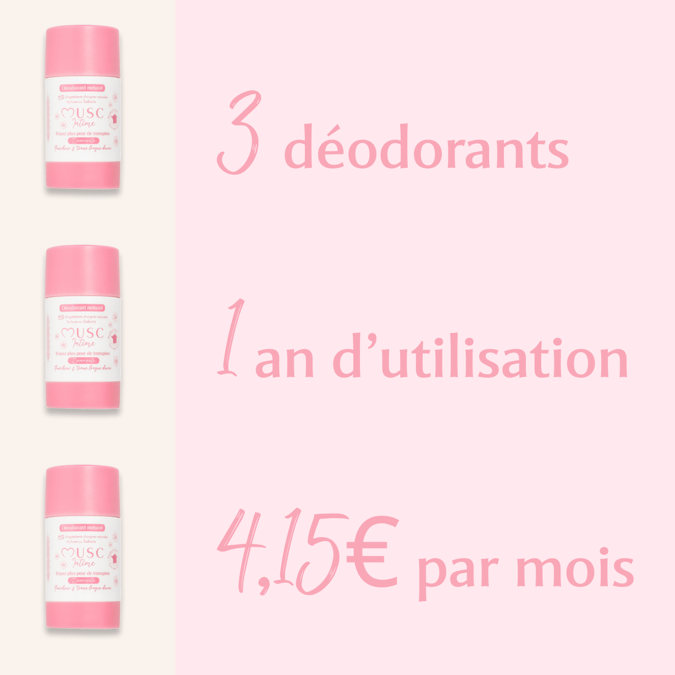 Déodorant Naturel au Sakura - L'Innocente Image