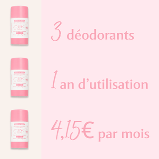 Le duo de l'Innocente : Déodorant Naturel Sakura + 30 Lingettes Musc Blanc