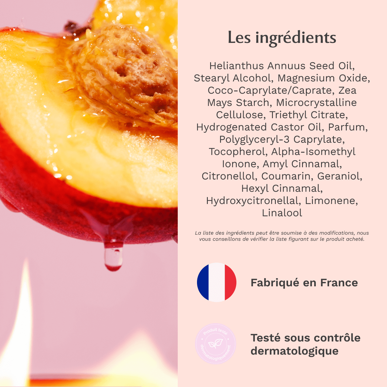 Déodorant Naturel à la Hot Peach - La Charmeuse Image