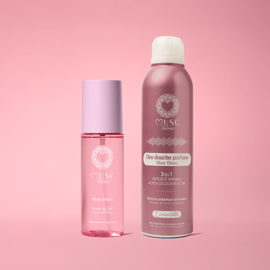 Duo Brume et Deo Douche au Musc Blanc Image