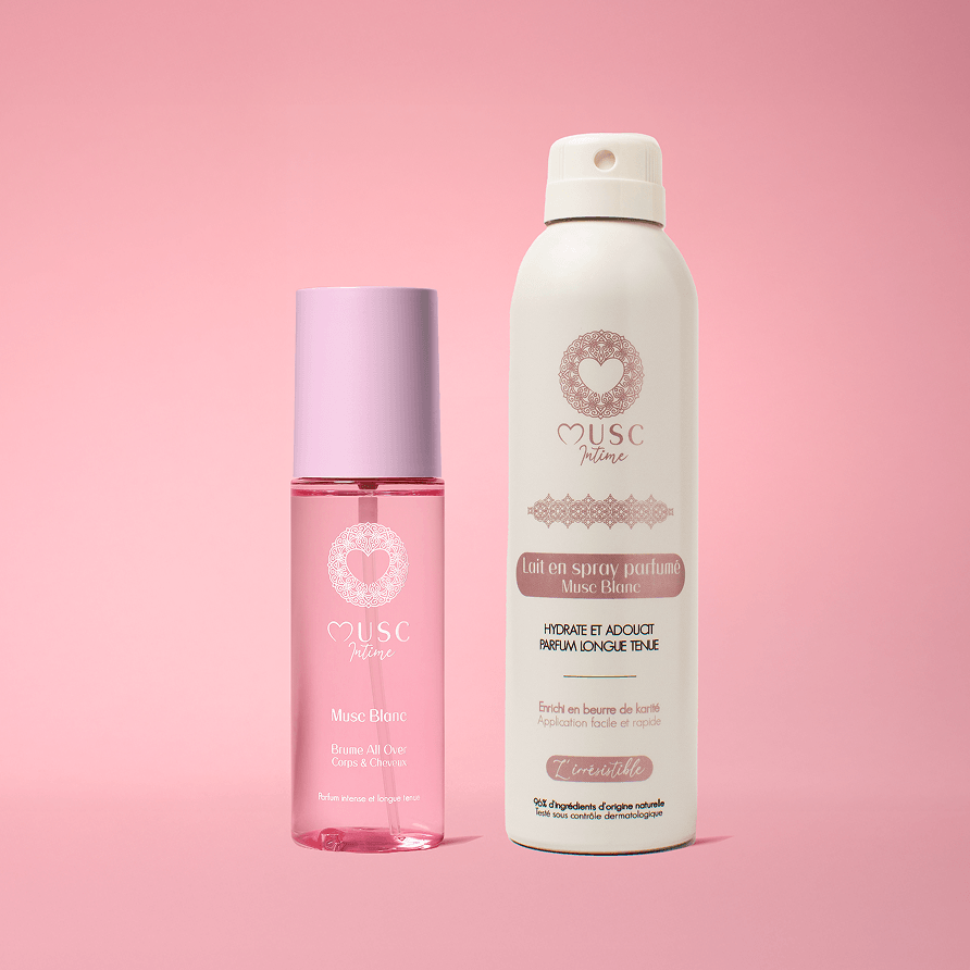 Duo Brume et Lait en Spray au Musc Blanc Image