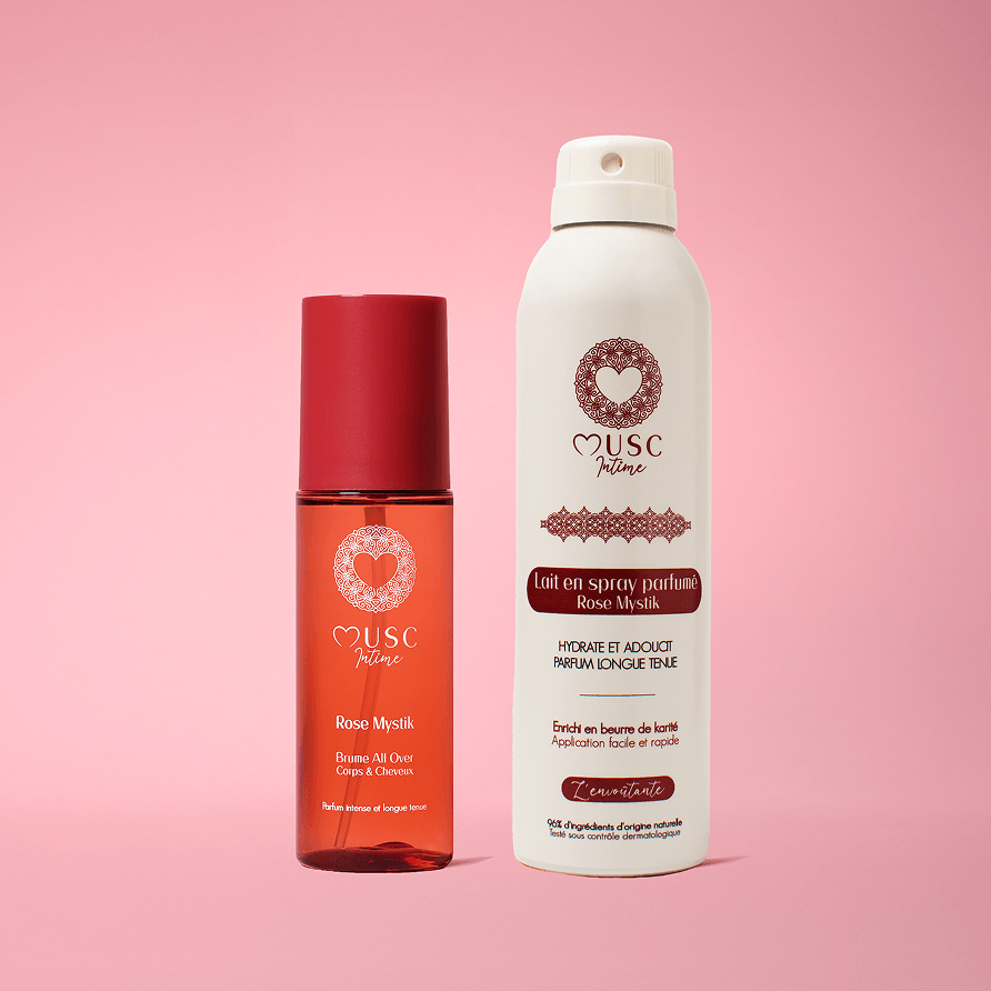 Duo Brume et Lait en Spray à la Rose Mystik Image