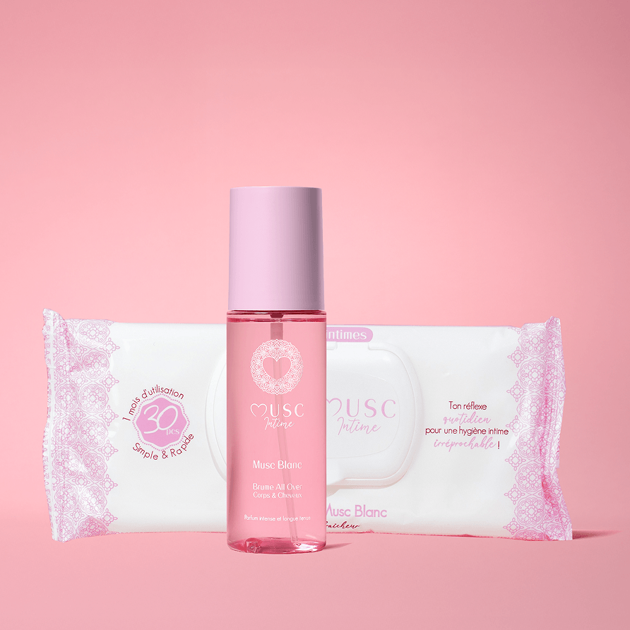 Duo Brume et Lingettes au Musc Blanc Image