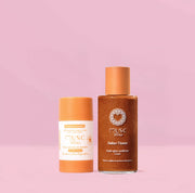 Le Duo Confort et Glow Amber Flower Image