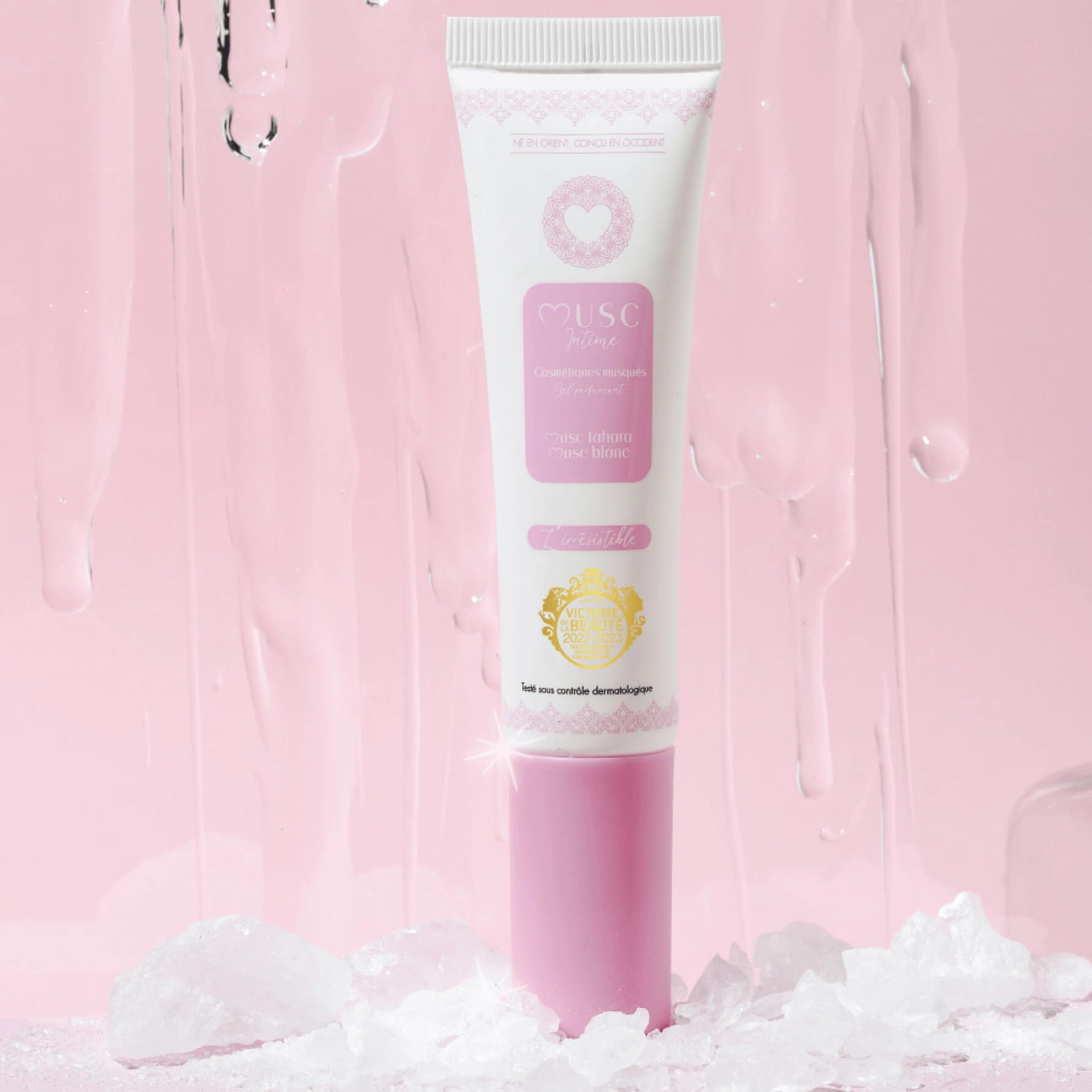 Gel parfumant l'irrésistible au Musc Blanc (30ml) Image