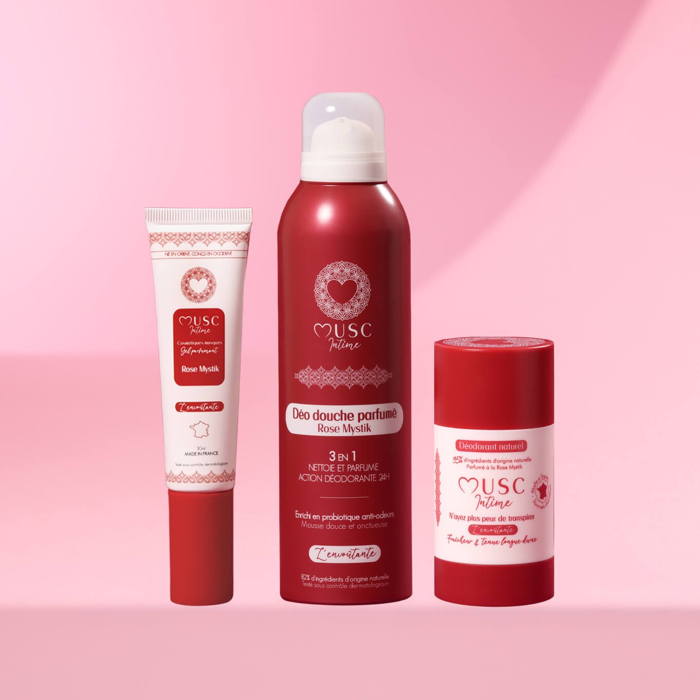 Geurende gel, douchedeodorant en vaste deodorant met Rose Mystik Image