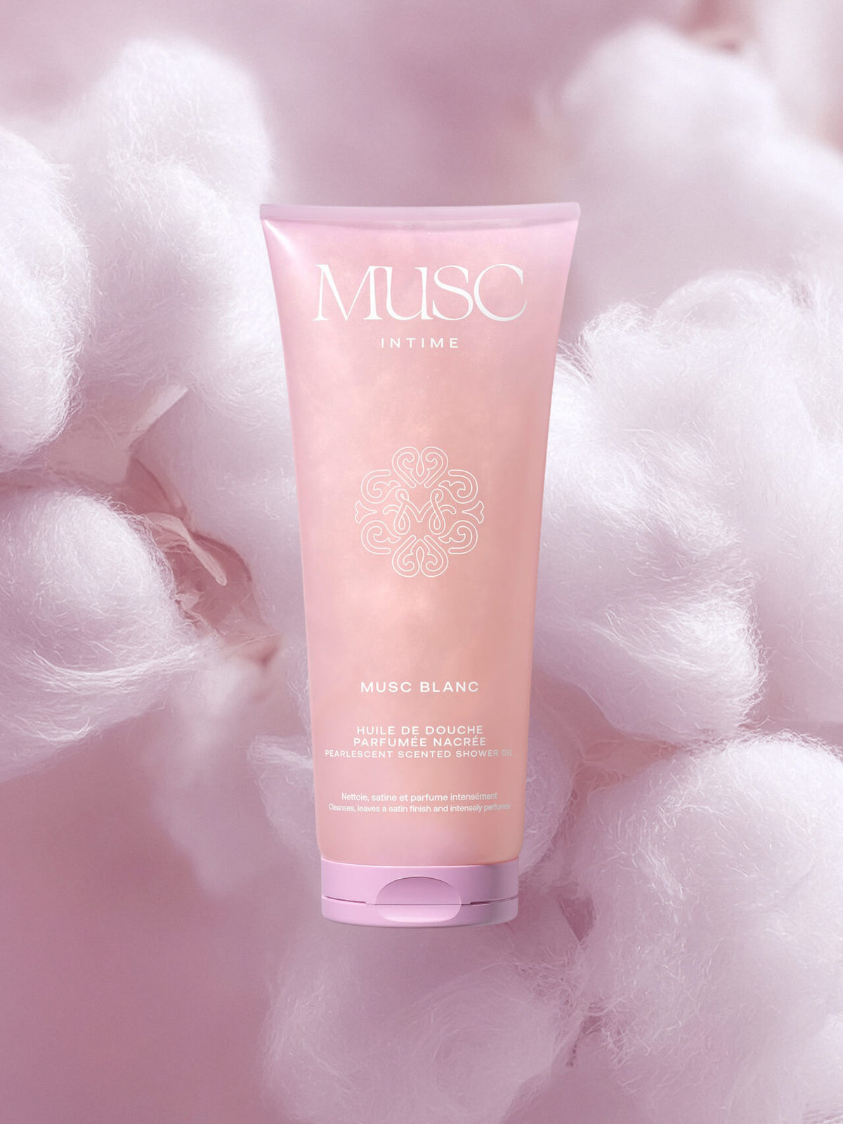 Musc Blanc - Huile de Douche Parfumée Nacrée Image
