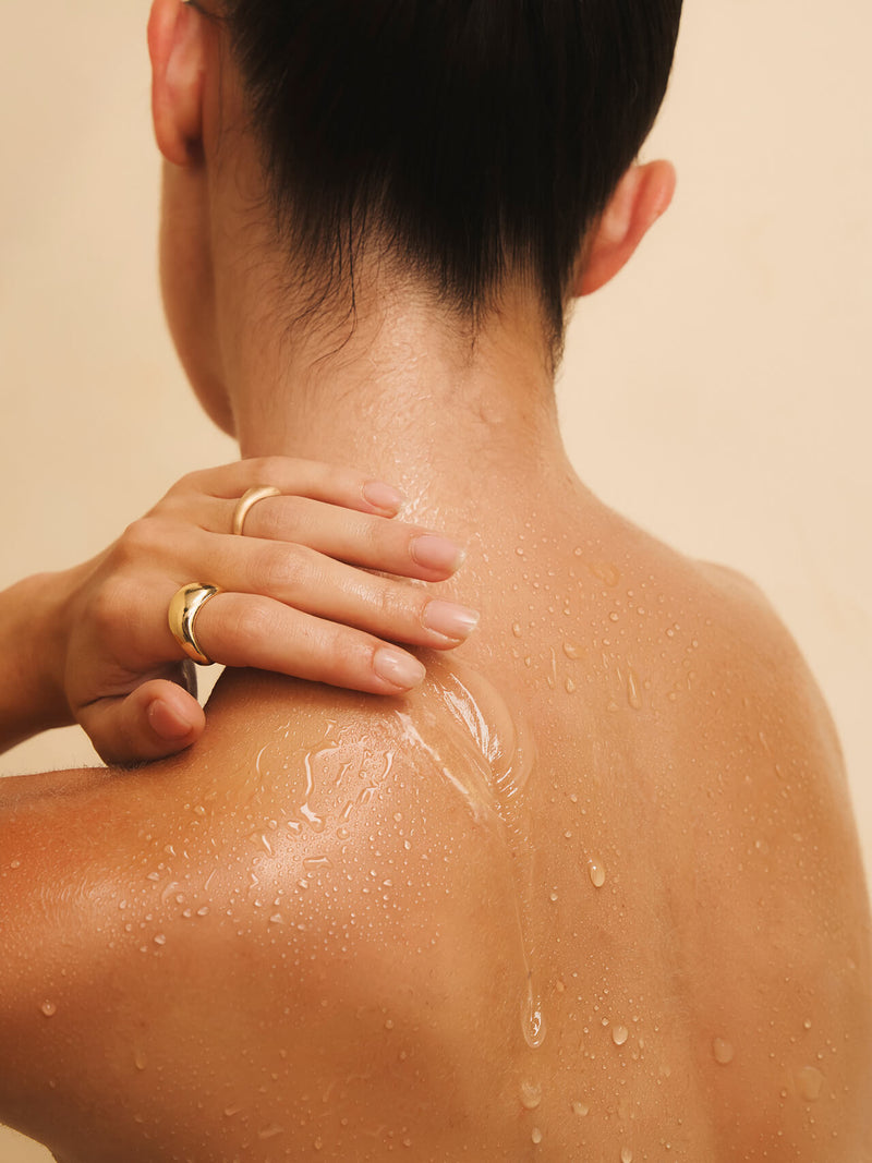 Mix 4 Huiles de Douche Parfumée Nacrée Image