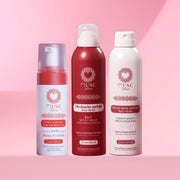 Spray milk, Shower deodorant and Mystik Rose cleansing foam Image