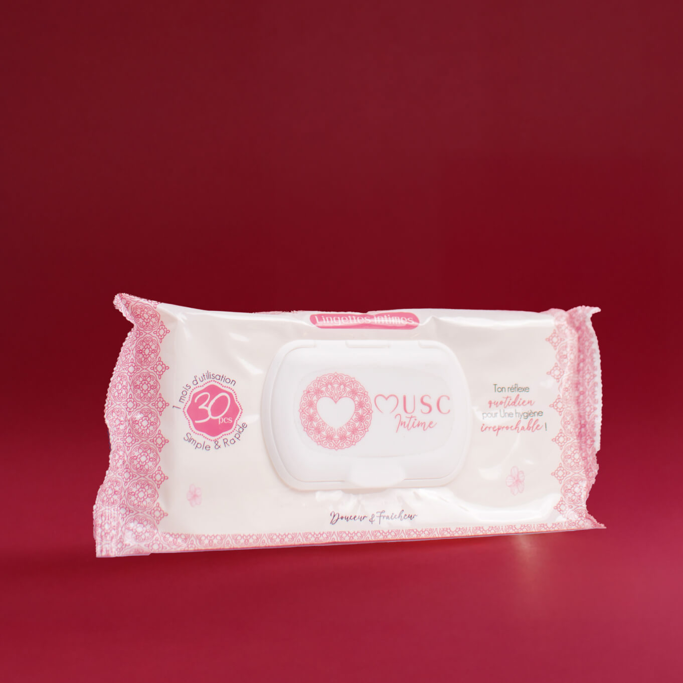 Lingettes toilette intime - Paquet de 30 au Sakura - L'Innocente Image