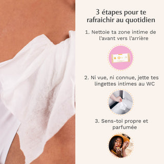 Lingettes Intimes - Paquet de 30 - Crazy Passion - La Pulpeuse