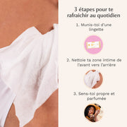 Lingettes toilette intime - Paquet de 30 à la Crazy Passion - La Pulpeuse Image