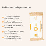 Lingettes toilette intime - Paquet de 30 à la Crazy Passion - La Pulpeuse Image