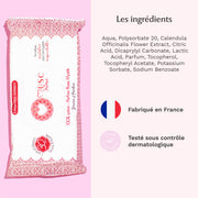 Lingettes toilette intime - Paquet de 30 à la Rose Mystik - L'Envoûtante Image